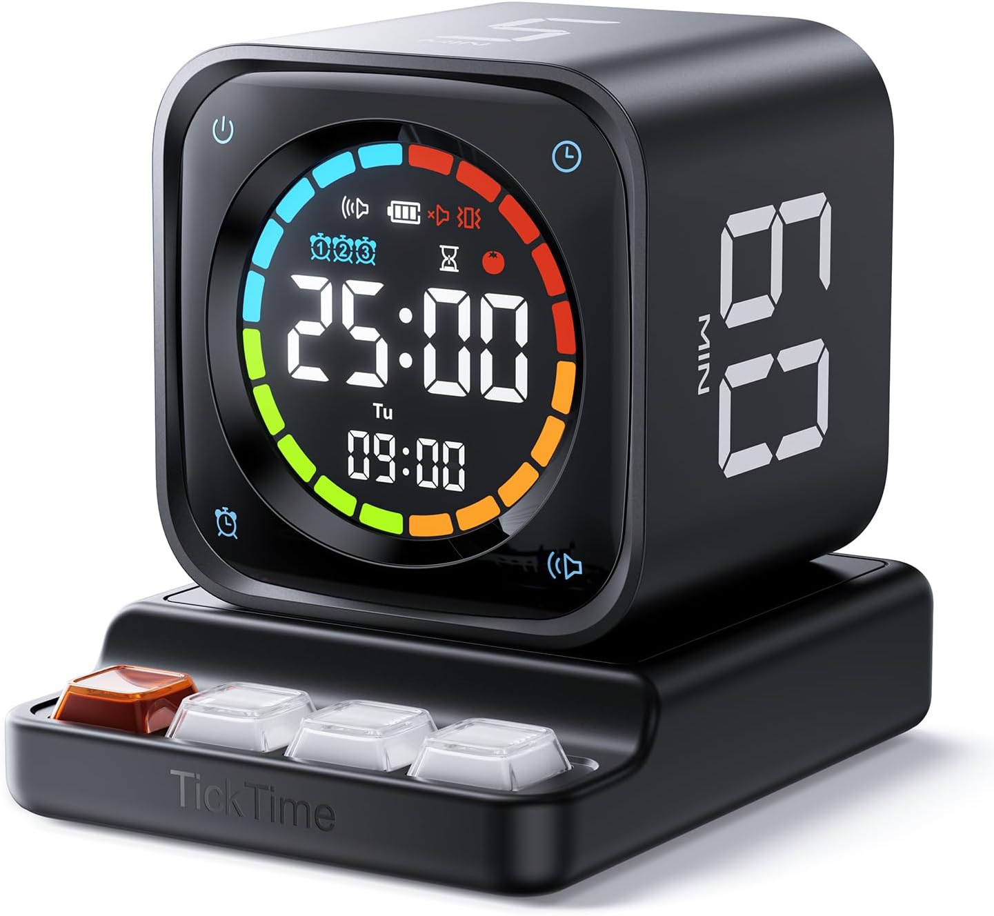 Aspecto del reloj en el cargador